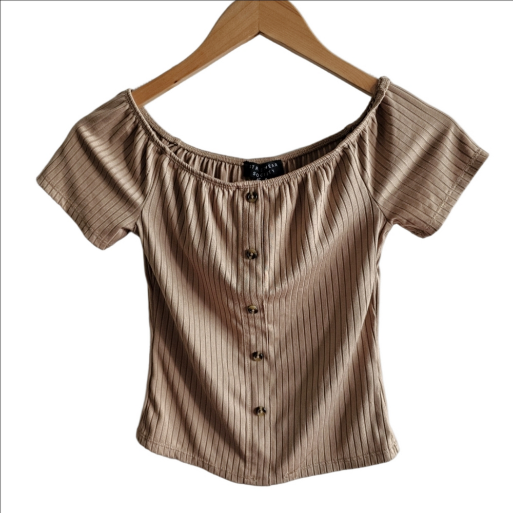 Off the Shoulder Cropped Top